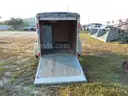 2011 WELLS-CARGO 8'X5' ENCLOSED ALUMINUM TRAILER, DROP-DOWN RAMP DOOR
