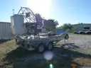 AIRBOAT, 13'7" ALUMINUM, LYCOMING ENGINE w/TRAILER - BLOWN ENGINE