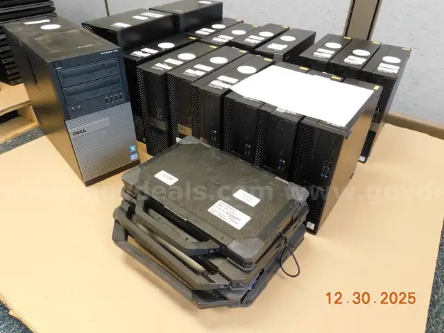 21 Mixed Dell Desktops & Laptops  Pallet #243