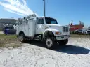 2001 INTERNATIONAL TRUCK MODEL: 4800 DT466E WITH LIFTMOORE CRANE 5080
