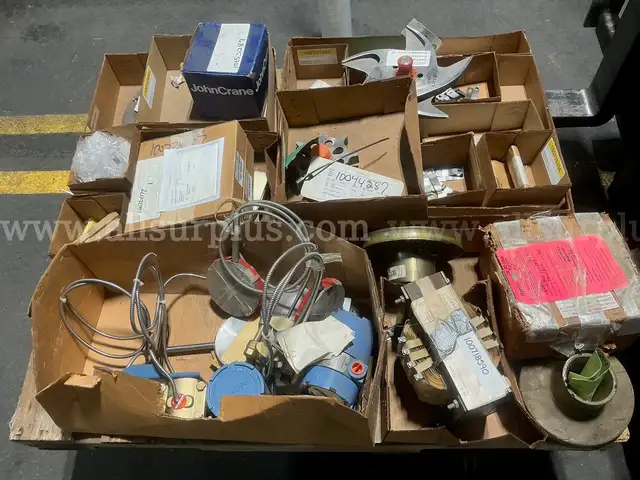 Pump Parts, Transmitters, Seals, Valves, Gaskets, Rings, Electrical, Fuses,1 LOT