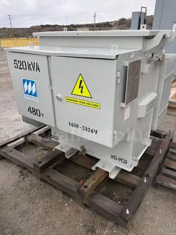 520 kVA Magnetron Step Up Transformer, Qty. 1