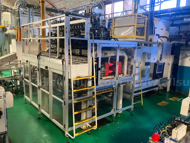 Uniloy UR110 16 Head Reciprocating Screw Blow Moulding Machines (2x 2012) With Ancillary Equipment