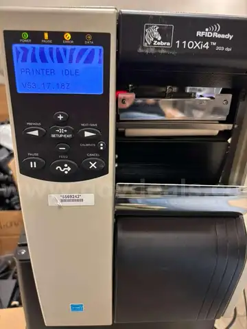 Zebra 110Xi4 Industrial Label Printer – As-Is