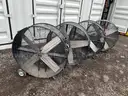 Large construction 44" fans (lot of 4)