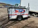 Boom trailer with a 4700 lb winch and foldable aluminum mast / hoist