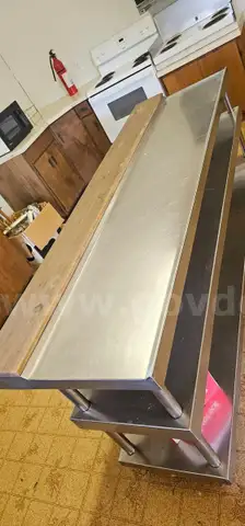 1-Stainless prep table