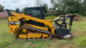 2016 Caterpillar 299D2 XHP Skid Steer/ 2018 Caterpillar HM415 Mulching head