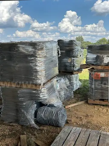 1 Lot of 10 Rolls of 12.5 Gauge Barbed Wire
