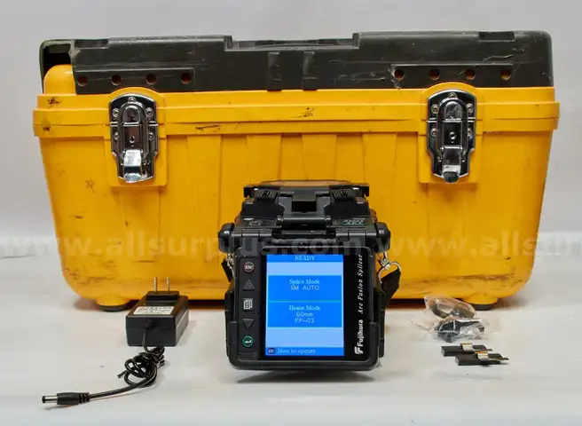 Fujikura FSM-18S ARC Fusion Splicer Single Fiber Fixed V-Groove Ni-MH Battery
