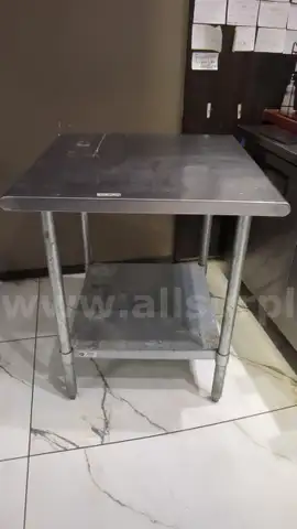 Stainless Steel Utility Prep Table 30x30x34 Two-Tier Kitchen Workstation
