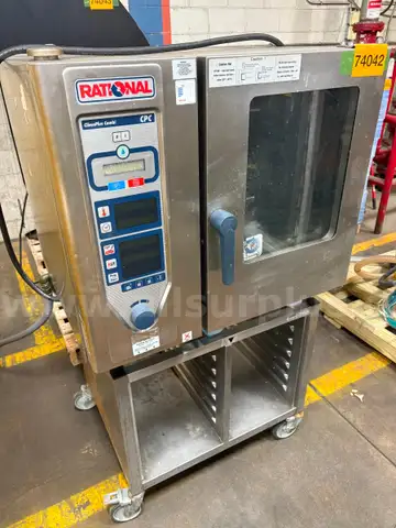 RATIONAL CPC61 ClimaPlus Combi Steamer / Oven w/ Lower Sheet-Pan Racking Stand