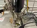 Buchi Buchiglasuster Buchiglas Polyclave Lab Pressure Reactor Reaction Chamber w/ Controllers and Cyclone 300 Stirrer