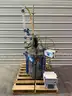 Buchi Buchiglasuster Buchiglas Polyclave Lab Pressure Reactor Reaction Chamber w/ Controllers and Cyclone 300 Stirrer