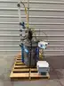 Buchi Buchiglasuster Buchiglas Polyclave Lab Pressure Reactor Reaction Chamber w/ Controllers and Cyclone 300 Stirrer