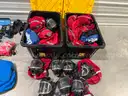 Lot of 43 Drager Panorama Nova SCBA Mask Masks  - With Prism HUD Head-Up Display