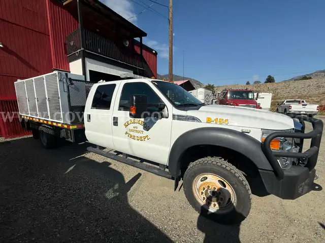 2014 Ford F-550 4WD Crew Cab Wildland Fire Truck - 6.8L V10 SOHC 30V Engine