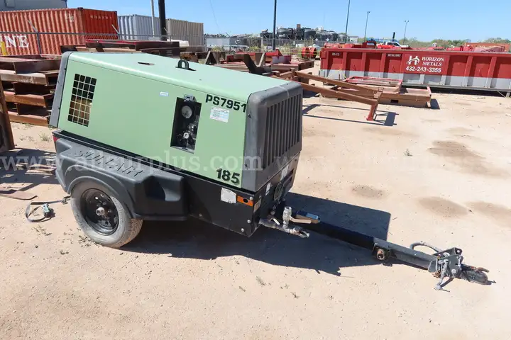 Air Compressor, Sullair, 3 Cylinder, 125psig, Diesel, Qty 1