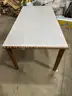 Six foot wooden table