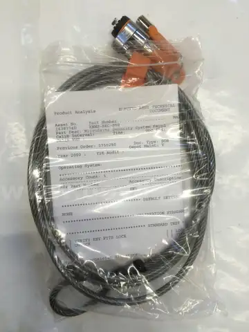 lot of 378 Kensington Slim MicroSaver and 52 Targus security cable lock and 7 MicroSaver Security System