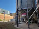 Maize Storage Silo With Decanting Auger Screw Conveyor