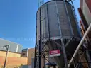 Maize Storage Silo With Decanting Auger Screw Conveyor