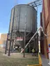 Maize Storage Silo With Decanting Auger Screw Conveyor