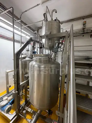 Stainless Steel Batch Mixing Tanks and associated equipment