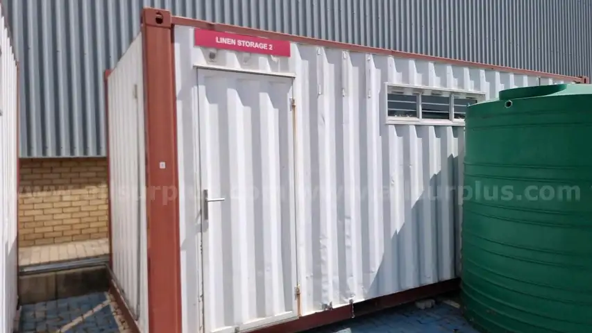 6m Customized Shipping Container &#x2013; Linen &#x26; PPE Storage