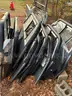 Lot of Nine (9) Sentina Police Cruiser Partitions and Parts