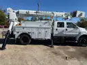 2010 Ford F-750 4x2 Diesel Altec Digger Truck