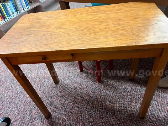 Small wooden desk
