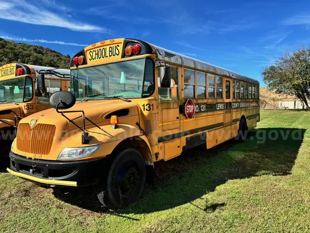 2014 International 66 Passenger School Bus