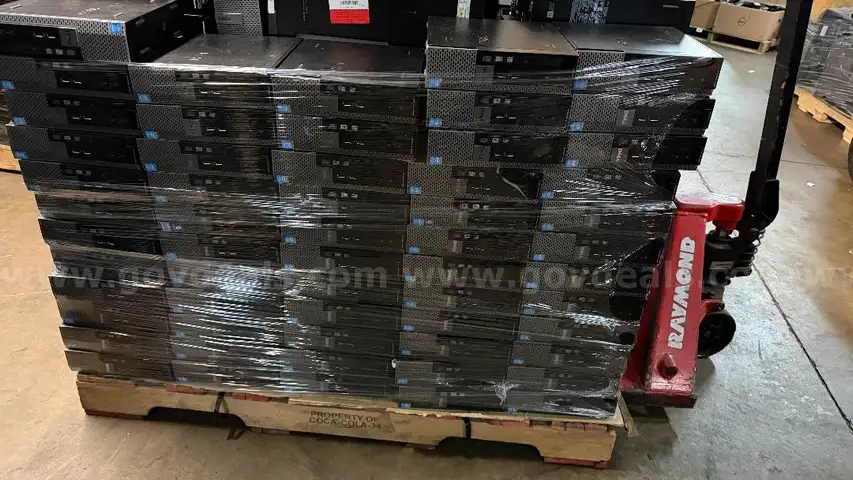 Lot of 141 Dell 9020 SFF Desktops – i5/i7 Mix 8gb ram and 500/320 hard drives keyboard mics included: