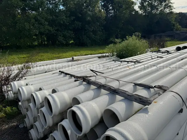 1 LARGE LOT of 3,500 feet 12&#x22; PVC SDR21 PIPE - 175 pieces  x 20 feet each piece