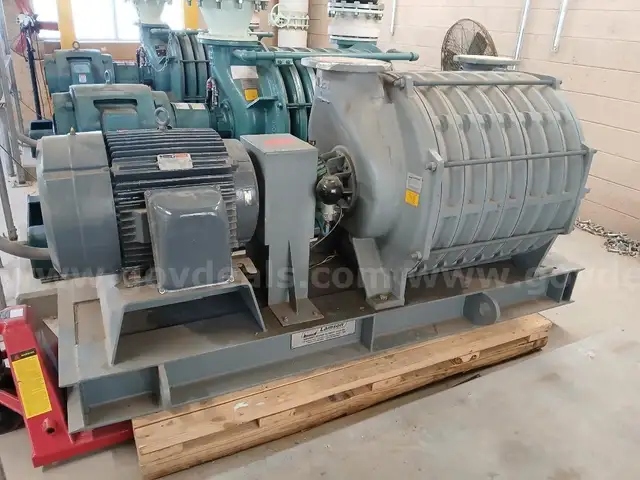 Gardner Denver Lamson Centrifugal Blower System &#x2013; 75 HP Reliance Motor