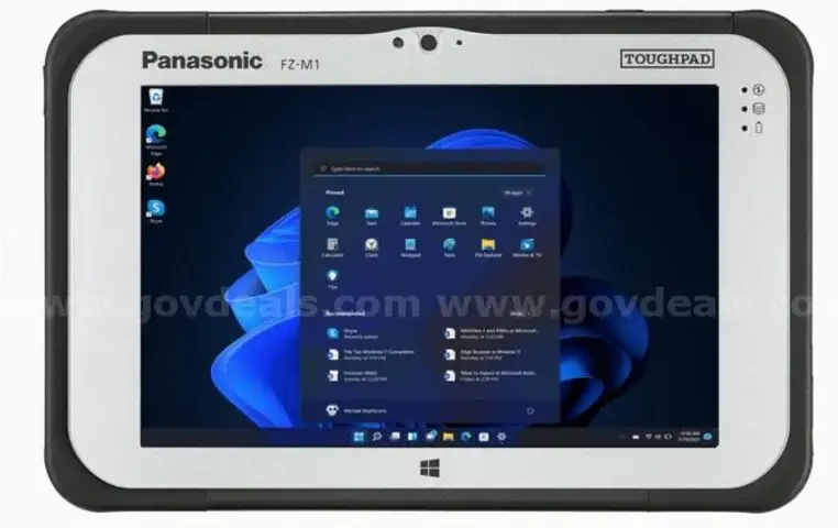 QTY: (1) - Touchscreen Panasonic Toughbook Tablet FZ-M1 - READY TO USE
