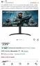 QTY(1):LG UltraWide Curved Gaming Monitor | OPEN BOX
