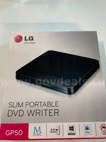 Canon Power Shot Digital Camera; LG DVD writer