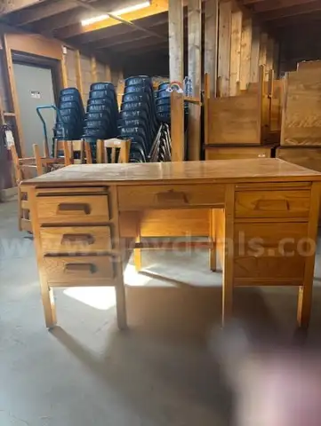 Desk, Solid Wood #4