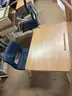 Lot of 25 Student Desks, seat attached 14&#x22; seat height