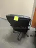 OFFICE CHAIRS, BLACK VINYL (5)