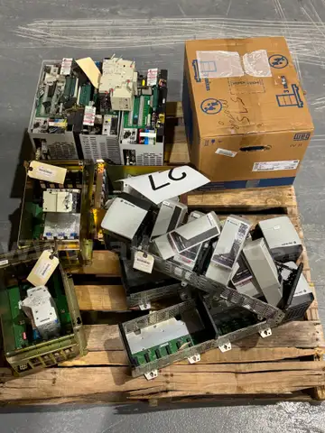 Inverter Duty AC Motor/ 4-Slot I/O Chassis/ Fuse Holder Module / Motor Starter/ Power Supply/ SLOT FILLER