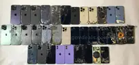 Lot of (57) Apple iPhones &#x2013; iPhone 12, 13, 14, 15, 16 Series &#x2013; For Parts