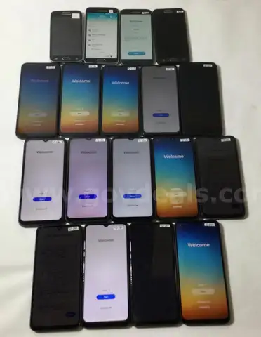 Lot of 17 Samsung Galaxy A16 A15 A14 Phones – FRP Locked – For Parts or Repair