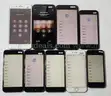 Lot of (9) Apple iPhones – Mixed Legacy Series – FRP/Password Locked – For Parts or Repair