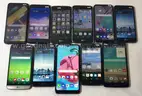 Lot of (11) LG Smartphones – Mixed Models – Reset & Activated – Grade A-C