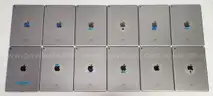 Lot of (12) Apple iPad Air 2 – 16GB & 64GB – Reset & Activated