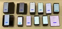 Lot of (62) Samsung Galaxy Phones – S23+, Z Fold3 5G, S22 & More – FRP Locked – FRP Locked – For Parts