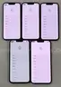 Lot of (5) Apple iPhone 14 & 14 Plus – 128GB – Mixed Colors – FRP Locked